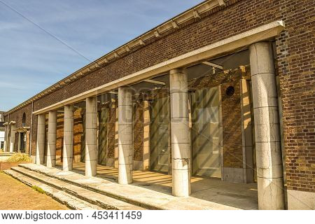 Den Helder, Netherlands, April 2022. The Renovated Library Of Den Helder. High Quality Photo