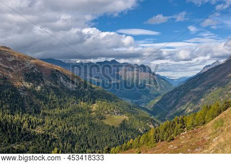 Beautiful Natural Landscape In The Summer Time.