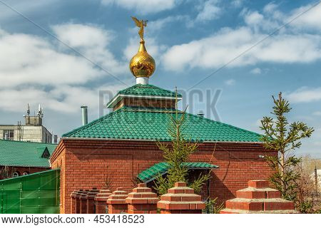 Part Of The Building With The Roof And Dome Of The Church Of The Intercession Of The Most Holy Theot