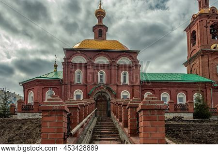Church Of The Intercession Of The Holy Mother Of God. Photo Taken In Kopeysk, Chelyabinsk Region, Ru