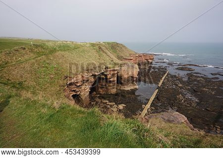 Coastal Path Between Berwick And The Scottish Border
