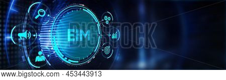 Eim Enterprise Information Management System. 3d Illustration