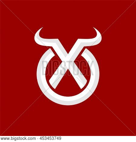 Ox Logo With Bull Concept, Ox Logo