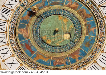 Brescia Downtown. Clock And Bell Tower In Renaissance Style, 1540-1550, In Loggia Town Square (piazz