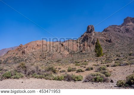 View From The Boca Tauce Viewpoint In The Teide Natural Park In Tenerife, Canary Islands
