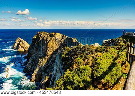 Coast At The Cabo De Penas In Asturias, Spain