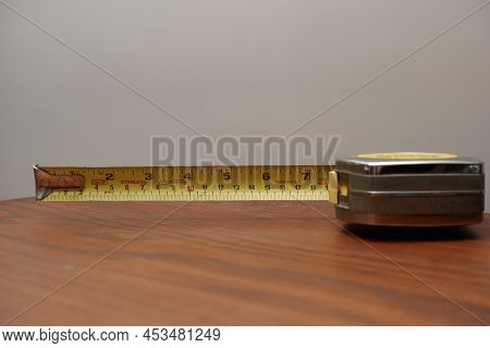 Hong Kong - 25 Apr 2022: Stanley Powerlock Tape Measure, Heavy-duty, Engineer Scale With Metal Case 