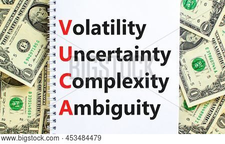 Vuca Volatility Uncertainty Complexity Ambiguity Symbol. Concept Words Vuca Volatility Uncertainty C