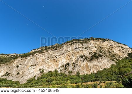 Beautiful Rock Faces Smoothed By The Glacier In Very Ancient Times, In Mountain, Italian Alps, Sarca