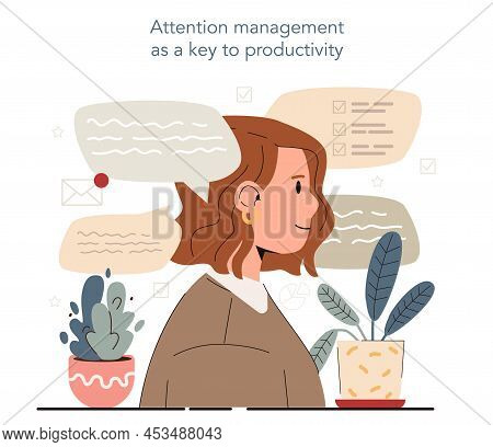 Hyperfocus Idea. Attention Management As A Key Of Productivity.