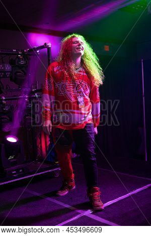 Livonia, Michigan -usa- April 23, 2022: Redd Performing Live At Astronomicon 5