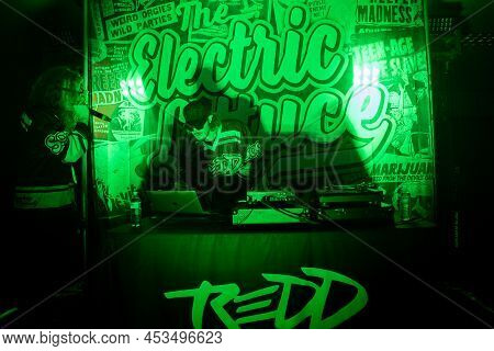 Livonia, Michigan -usa- April 23, 2022: Redd Performing Live At Astronomicon 5