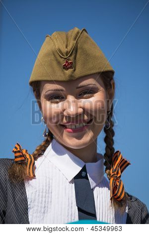 Přehlídka vítězství na 9 května 2013 Kyjev, Ukrajina