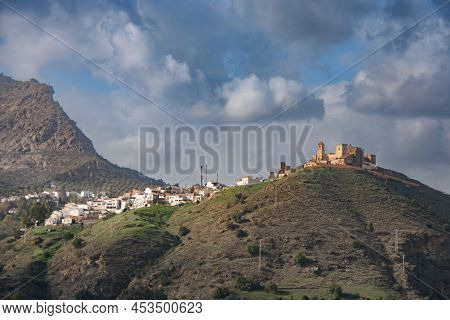 View Of The Old Town Of Alora In Andalusia, Spain