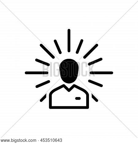 Black Solid Icon For Consciousness Alertness Awareness Memory Feeling Sentience Rationality Sense Pe