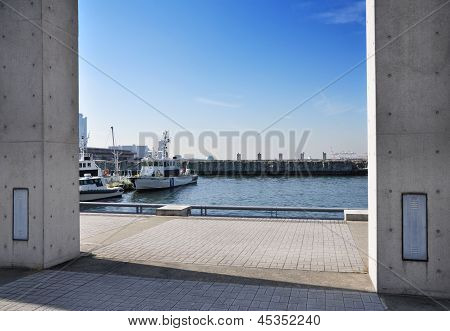 大阪-10 月 23 日： 天宝山大临海乐园港口区，大阪日本