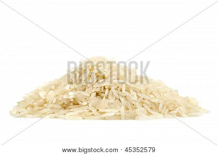 bunke af basmati-ris