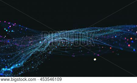 5g Mobile Technologies. Internet Communication And Data Transmission. 3d Illustration Of High-tech H