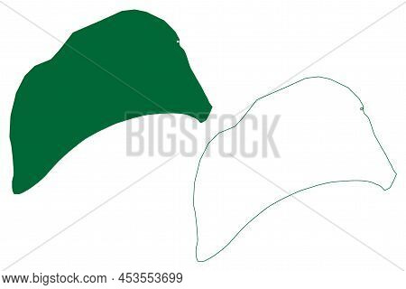 Lamu Island (republic Of Kenya, Indian Ocean) Map Vector Illustration, Scribble Sketch Lamu Map