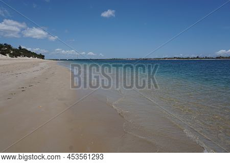 Picturesque Beach On Lamu Island Close To Shela, Kenya