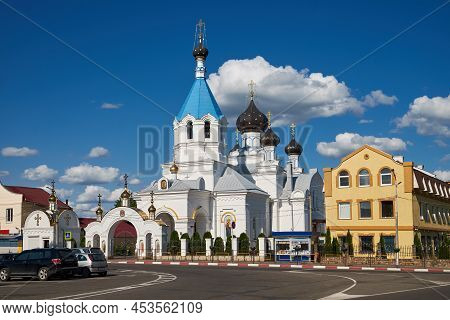 Old Ancient Orthodox Church Of St. Nicholas The Wonderworker In Postavy, Vitebsk Region, Belarus.
