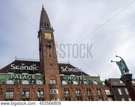 Copenhagen, Denmark - Oct 18, 2018: Classic European Architectural Design Of The Scandic Hotel Build