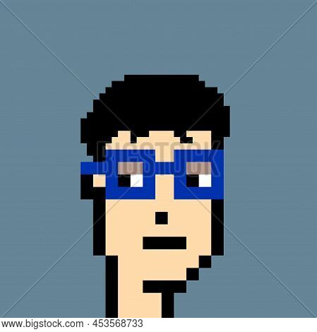 Illustration Graphic Of Colorful Nft Cryptopunk. Set Of Nft Cryptopunk. Filled Line Icon. Illustrati