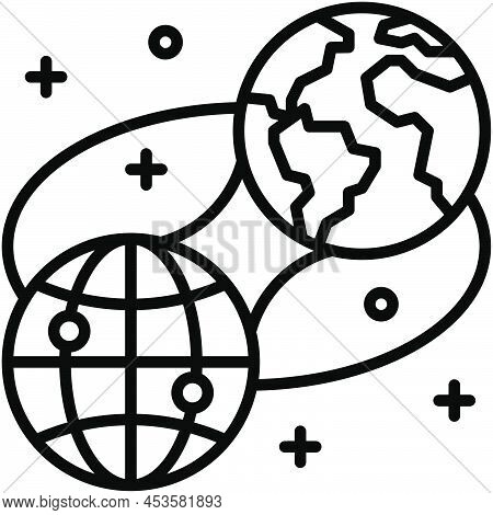 Metaverse Connection Icon, Metaverse Related Vector Illustration