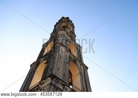 Manaca Iznaga Tower In The Valley De Los Ingenios, Cuba. High Quality Photo