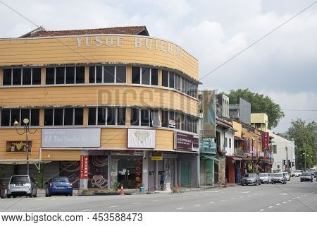 Seremban, Malaysia- Apr 16, 2022: Street View Of Seremban City, The Capital City Of Negeri Sembilan.