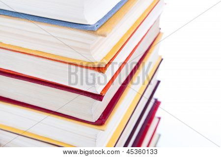 Pile de livres Close-up