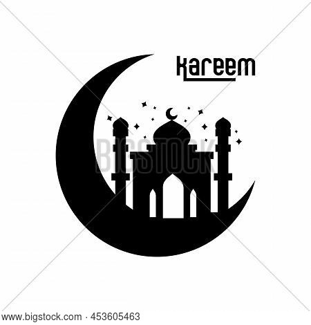 Vector Illustration Of The Mosque, Ramadan Background