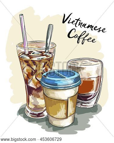 An Illustration That Can Be Used For Menu Books And Cafe Promotions. It Can Also Be Used To Decorate