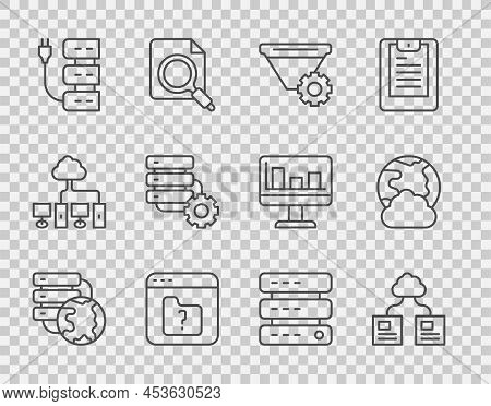 Set Line Network Cloud Connection, Cloud Technology Data Transfer, Filter Setting, File Missing, Ser