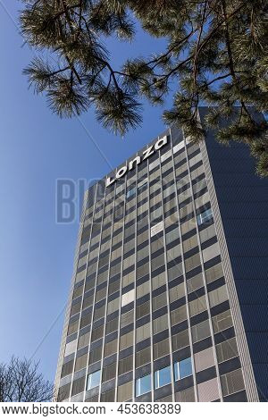 Basel, Switzerland - November 24, 2020: Headquarter Of Lonza Company. Lonza Is A Swiss Multinational