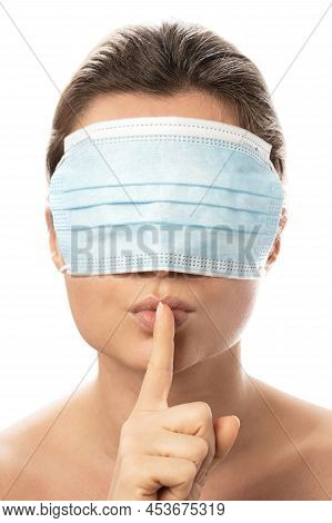 Concepts Of Conspiracy Theory Or Misinformation About Covid-19 Pandemic.
