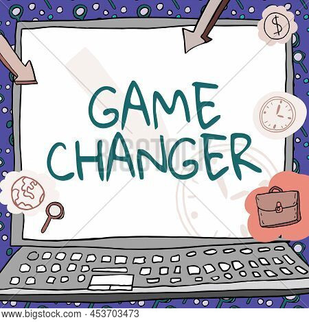 Handwriting Text Game Changer. Word For Sports Data Scorekeeper Gamestreams Live Scores Team Admins 