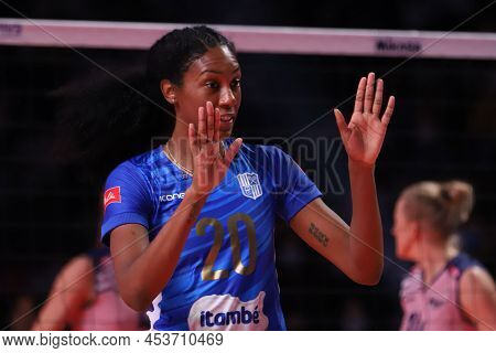 Ankara, Turkey - December 18, 2021: Danielle Cuttino In Itambe Minas Vs Imoco Volley Conegliano Semi