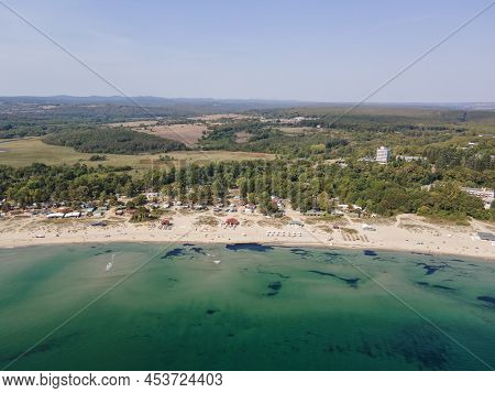 Amazing Aerial View Of South Beach Of Town Of Kiten, Burgas Region, Bulgaria