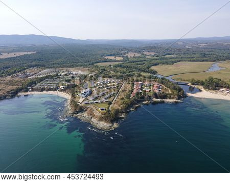 Amazing Aerial View Of South Beach Of Town Of Kiten, Burgas Region, Bulgaria