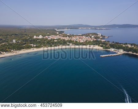 Amazing Aerial View Of South Beach Of Town Of Kiten, Burgas Region, Bulgaria