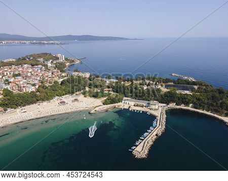 Amazing Aerial View Of South Beach Of Town Of Kiten, Burgas Region, Bulgaria