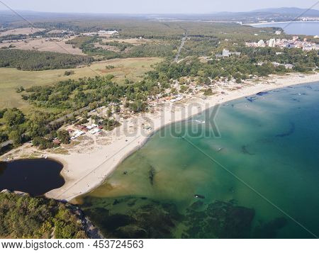 Amazing Aerial View Of South Beach Of Town Of Kiten, Burgas Region, Bulgaria