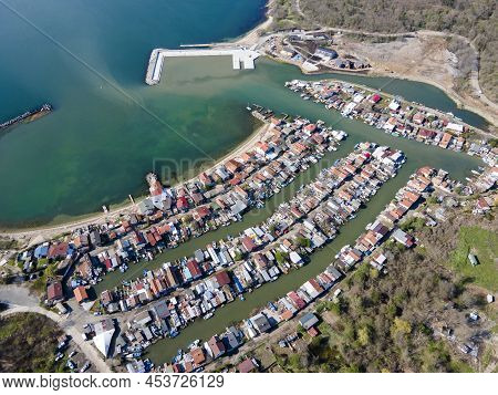 Aerial Panorama Of Chengene Skele - Fishing Village (ribarsko Selishte) Near City Of Burgas, Bulgari
