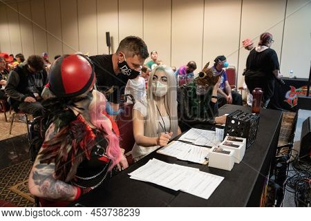 Livonia, Michigan -usa- April 23, 2022: Astronomicon 5 At Burton Manor