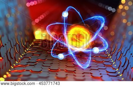 Atomic Reactor. Experiments With The Hadron Collider. Investigation Of The Structure Of An Atom. 3d 