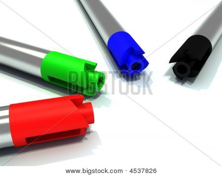 Four Pegs For Fountain-pen