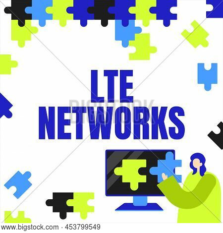 Text Showing Inspiration Lte Networks. Business Overview Fastest Network Connection Available For Wi