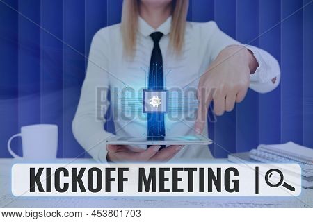 Conceptual Display Kickoff Meeting. Business Showcase Special Discussion On The Legalities Involved 