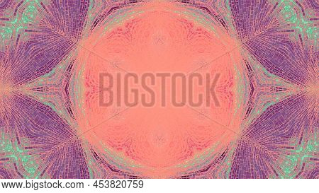 Abstract Textual Multicolored Background Kaleidoscope. Design, Art